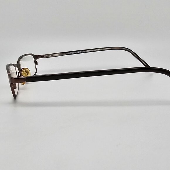 Burberry B9429 0KB7 Bronze Crystal Brown Eyeglasses Frame w Case Italy 48-19-135 - Picture 4 of 15